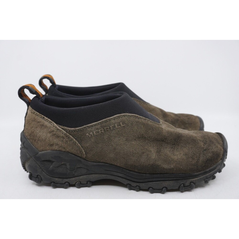 Merrell Winter Moc Mens Size 9 Gunsmoke Brown Outdoors Hiking Slip On Shoe